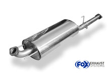 Fox Sportuitlaat Toyota Hilux III KUN25 - Dubbele dop - Dubbele dop middendemper