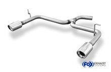 Fox Sportuitlaat Hyundai i30 - CZ uitlaatsysteem rechts/links, compatibel met de originele achterdemper - 1x90 type 17 rechts/links