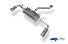Fox Sportuitlaat Hyundai i30 Turbo achterdemper, dwarsuitlaat rechts/links - 1x100 type 12 rechts/links