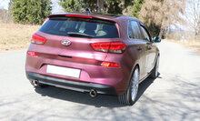 Fox Sportuitlaat Hyundai i30 PDE achterdemper, dwarsuitlaat rechts/links - 1x90 type 25 rechts/links