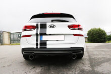 Fox Sportuitlaat Hyundai i30 PDE Estate Achterdemper Dwarsuitlaat Rechts/Links - 1x90 Type 25 Rechts/Links