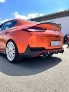 Fox Sportuitlaat Hyundai i30N Fastback Facelift uitlaatpijpen compatibel met de originele achterdemper - 1x130 Type 14 rechts/links