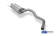 Fox Sportuitlaat Achterdemperbeugel voor Seat Ibiza 6K, naar voren gericht - 1x90 Type 13