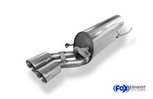 Fox Sportuitlaat Seat Ibiza 5 - KJ achterdemper met uitlaatklep - 2x76 Type 25