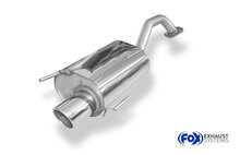 Fox Sportuitlaat Suzuki Ignis III - Voorwielaandrijving, achterdemper - 1x90 Type 16