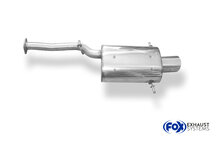 Fox Sportuitlaat Subaru Impreza GD/GG - Sedan/Stationwagen Achterdemper &Oslash;63,5 mm - 129x106 Type 33