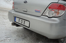 Fox Sportuitlaat Subaru Impreza GD/GG - Sedan/Stationwagen Achterdemper - 1x100 Type 13