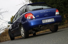 Fox Sportuitlaat Subaru Impreza GD/GG - Sedan/Stationwagen Achterdemper - 140x90 Type 44