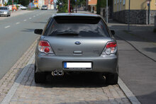 Fox Sportuitlaat Subaru Impreza Type WRX/STI Achterdemper &Oslash;70mm - 2x80 Type 13