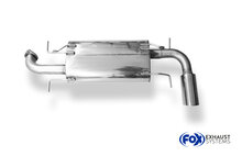 Fox Sportuitlaat Subaru Impreza GHD hatchback achterdemper dwars rechts - 1x100 type 16