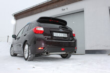 Fox Sportuitlaat Subaru Impreza GP 4x4 achterdemper, dwarsuitgang rechts/links - 1x100 type 12 rechts/links