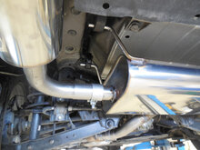 Fox Sportuitlaat Subaru Impreza GP 4x4 achterdemper, dwarsuitgang rechts/links - 1x100 type 12 rechts/links