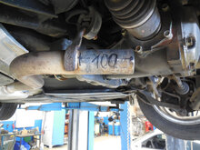 Fox Sportuitlaat Subaru Impreza GP 4x4 achterdemper, dwarsuitgang rechts/links - 1x100 type 27 rechts/links
