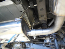 Fox Sportuitlaat Subaru Impreza GP 4x4 achterdemper, dwarsuitgang rechts/links - 1x100 type 27 rechts/links