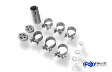 Fox Sportuitlaat Subaru Impreza GP 4x4 achterdemper, dwarsuitgang rechts/links - 1x100 type 12 rechts/links
