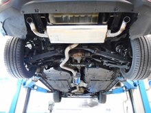 Fox Sportuitlaat Subaru Impreza GT7 AWD Achterdemper, dwarsuitlaat rechts/links - Diesel Look &Oslash;45mm