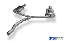 Fox Sportuitlaat Opel Insignia A - 4x4 Sports Tourer Achterdemper Rechts/Links - 115x85 Type 38 Rechts/Links
