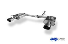 Fox Sportuitlaat Opel Insignia A - 4x4 Sports Tourer Achterdemper rechts/links - 140x90 Type 44 rechts/links