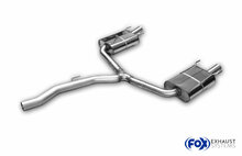 Fox Sportuitlaat Opel Insignia A - OPC Hatchback/Sedan Achterdemper rechts/links - Uitlaatpijpen komen uit op de originele openingen