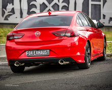 Fox Sportuitlaat Opel Insignia B - Grand Sport 4x4 Achterdemper rechts/links met luchtkanaal en voordemper - 1x90 Type 25 rechts/links