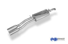 Fox Sportuitlaat VW Jetta 2 19E Achterdemper - 2x80 Type 13