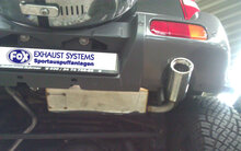 Fox Sportuitlaat Suzuki Jimny - 1.3l 59kW Achterdemper - 1x80 Type 13