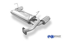 Fox Sportuitlaat Nissan Juke - F15 (vierwielaandrijving) Achterdemper dwarsuitgang rechts/links - 115x85 Type 32 rechts/links