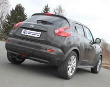 Fox Sportuitlaat Nissan Juke - F15 (voorwielaandrijving) achterdemper - 1x90 type 25