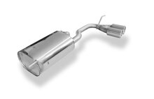 Fox Sportuitlaat Subaru Justy II voor modellen met gespoten bumper, dwarsgeplaatste achterdemper - 2x76 Type 13