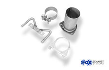 Fox Sportuitlaat Opel Kadett E-CC voordemper - pijpdiameter: 63,5 mm