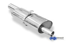 Fox Sportuitlaat Opel Kadett E-CC achterdemper - 1x80 Type 24