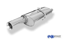 Fox Sportuitlaat Opel Kadett E-CC achterdemper &Oslash;63,5 mm - 1x90 Type 24