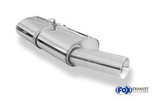 Fox Sportuitlaat Opel Kadett E-CC achterdemper &Oslash;63,5 mm - 1x90 Type 24