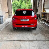 Fox Sportuitlaat Skoda Karoq 4x4 achterdemper, rechter/linker uitlaat - 2x115x85 type 32 rechts/links