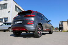 Fox Sportuitlaat Hyundai Kona 2WD Ironman achterdemper, rechter/linker uitlaat - 160x90 type 38 rechts/links