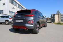 Fox Sportuitlaat Hyundai Kona 2WD Ironman achterdemper, rechter/linker uitlaat - 145x65 Type 59 rechts/links