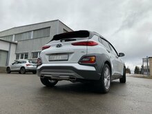 Fox Sportuitlaat Hyundai Kona 4WD - Uitlaatpijpen in de bumper, achterdemper, uitgang rechts/links - 145x65 Type 59 rechts/links