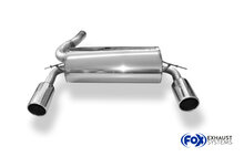 Fox Sportuitlaat Ford Kuga achterdemper, rechter/linker uitlaat - 1x100 Type 16 rechts/links
