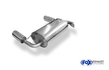 Fox Sportuitlaat Ford Kuga achterdemper, rechter/linker uitlaat - 1x100 Type 16 rechts/links