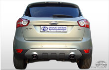 Fox Sportuitlaat Achterdemper Ford Kuga, uitlaat rechts/links - 106x71 type 32 rechts/links