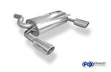 Fox Sportuitlaat Ford Kuga 2 - 4x4 Achterdemper rechts/links uitlaat - 1x100 Type 17 rechts/links