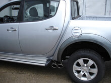Fox Sportuitlaat Mitsubishi L200 Type KAOT Fourcap 4-deurs. Achterdemper zij-uitlaat - 2x115x85 Type 38