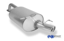 Fox Sportuitlaat Daewoo Lacetti - Achterdemper Hatchback - 1x76 Type 17