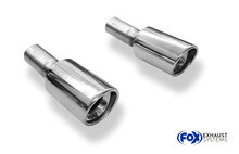 Fox Sportuitlaat Set uitlaatpijpen voor Renault Laguna III Grandtour, geschikt voor de originele achterdemper - 1x90 type 17 rechts/links