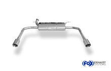 Fox Sportuitlaat Renault Laguna III Coup&eacute; uitlaatdemper, rechter/linker uitgang - 1x90 Type 25 rechts/links