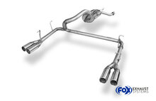 Fox Sportuitlaat Toyota Landcruiser J20 - Diesel Achterdemper rechts/links - 2x76 Type 12 rechts/links