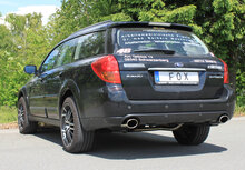 Fox Sportuitlaat Subaru Outback/ Legacy Outback BP - Stationwagon - Achterdemper Rechts/Links - 115x85 Type 44 Rechts/Links