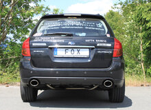 Fox Sportuitlaat Subaru Outback/ Legacy Outback BP - Stationwagon - Achterdemper Rechts/Links - 115x85 Type 44 Rechts/Links