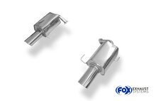 Fox Sportuitlaat Subaru Outback/Legacy Outback BP - Stationwagon - Achterdemper Rechts/Links - 129x106 Type 44 Rechts/Links