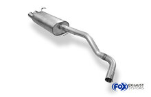 Fox Sportuitlaat Achterdemper Seat Leon Type 1M - 2x76 Type 13
